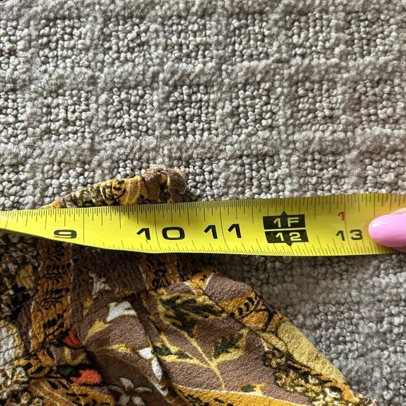 Rachel Zoe Ruffle Tiered Mini Skirt Womens Small S Floral Boho Fairy Peasant - Picture 3 of 8